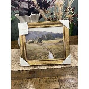 16" x 14" Summer Pasture Framed Wall Art Brass - Threshold designed Studio McGee